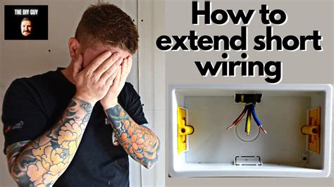 electrical wire in box broke and to short|electrical box short wire extension.